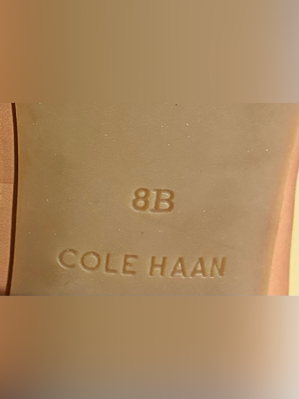 Cole Haan Tali Bow Pump Gold Buckle Deep Beige SZ. 8B NWOB - Picture 8 of 12